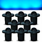 Domed lighting kit with 40mm blue LED bulbs on a gray surface