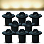 Domed lighting kit with 40mm warm white LED bulbs on a gray surface