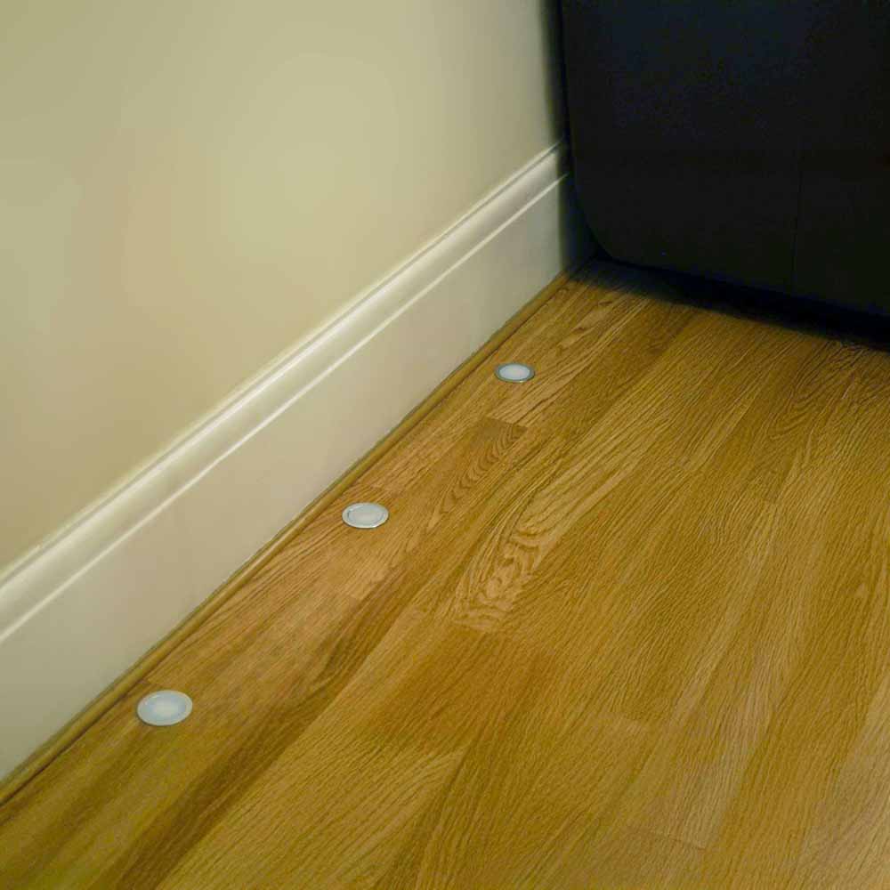 Slimline Floor Lights - Warm White