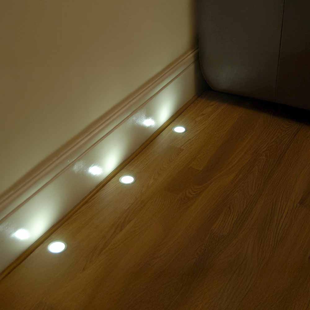 Slimline Floor Lights - Warm White