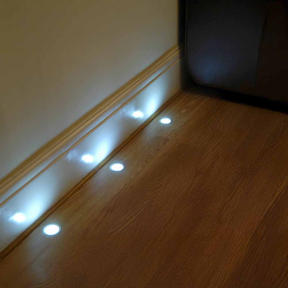 Slimline Floor Lights - White