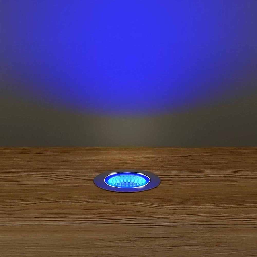 30mm Decking Plinth Lights  - Blue