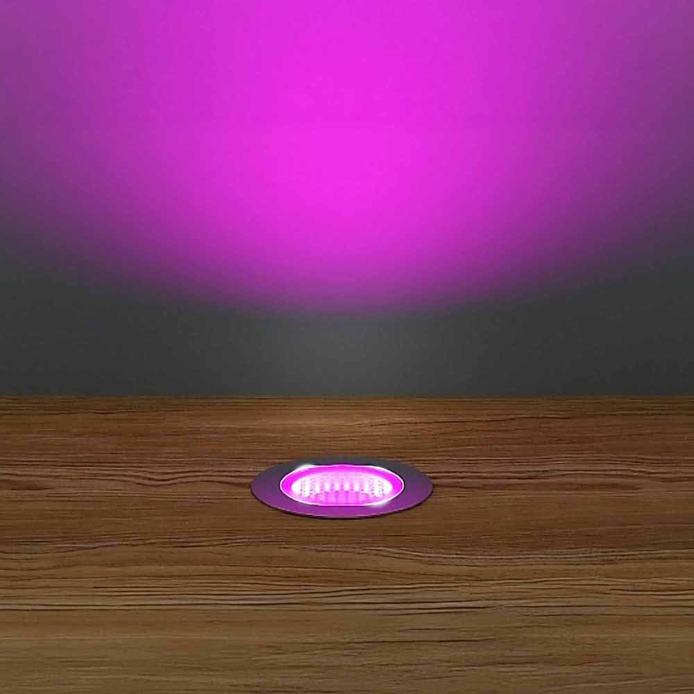 30mm Decking Plinth Lights  - Pink