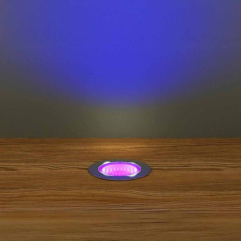 30mm Decking Plinth Lights - Ultra Violet