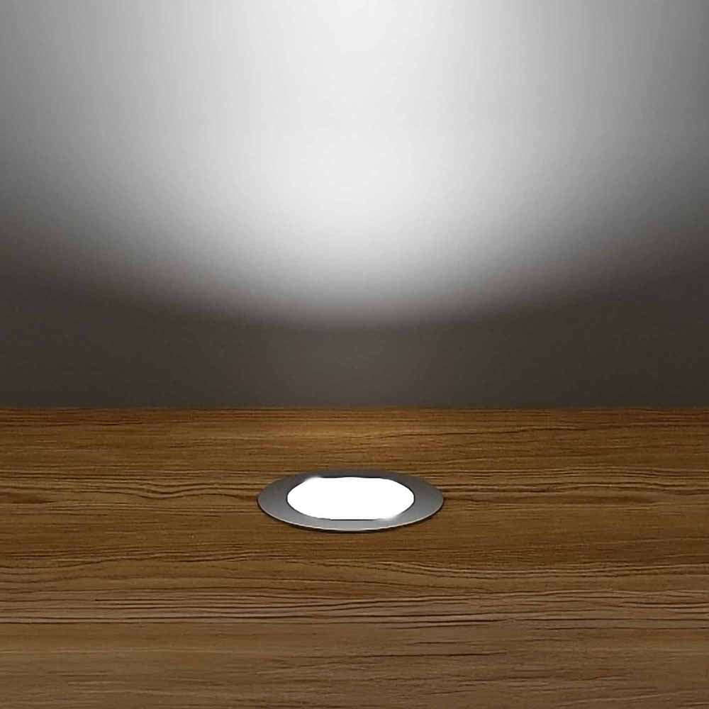 30mm Decking Plinth Lights  - White