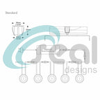 30mm Copper Lighting Kit - White