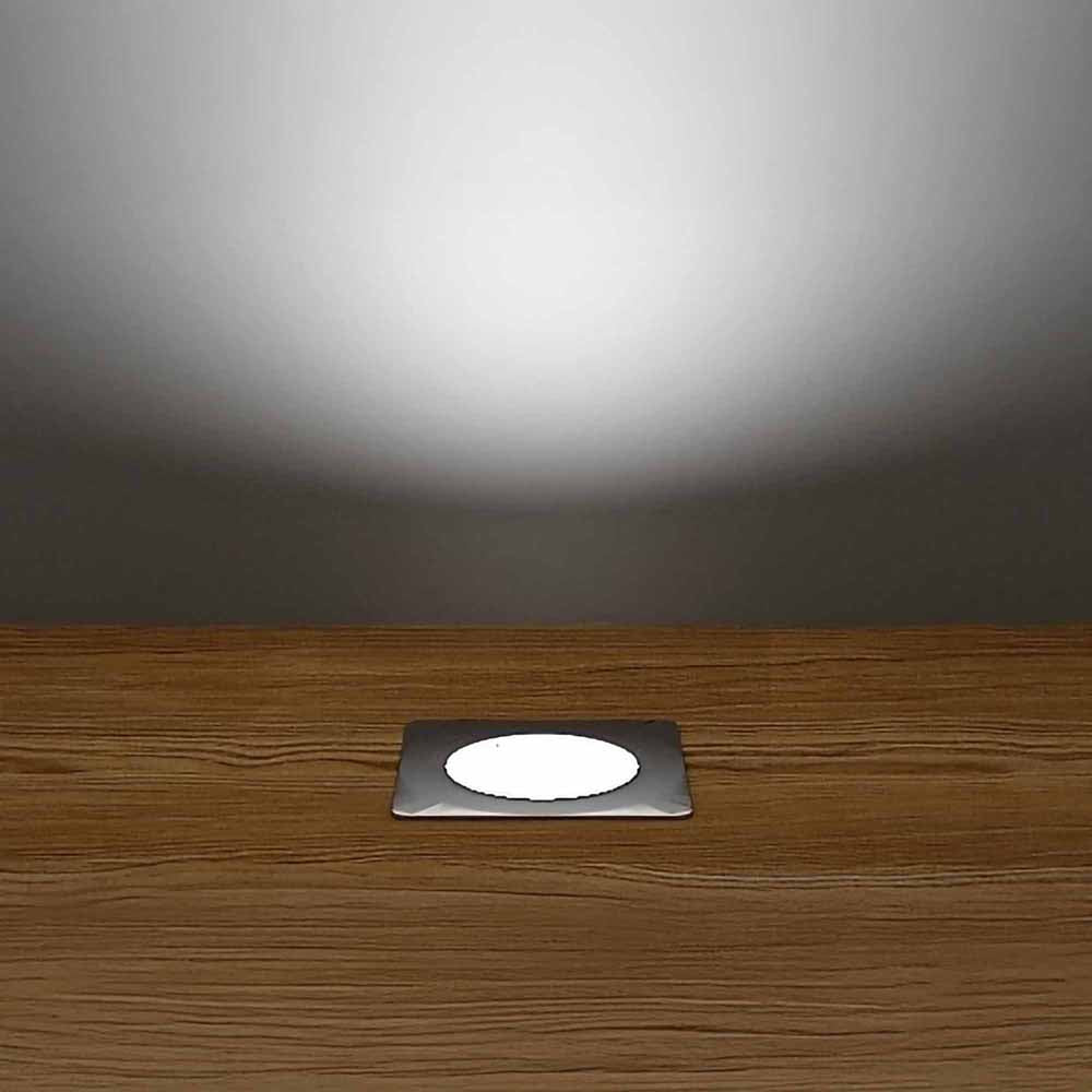 30mm Square Recessed Lighting Kit - White