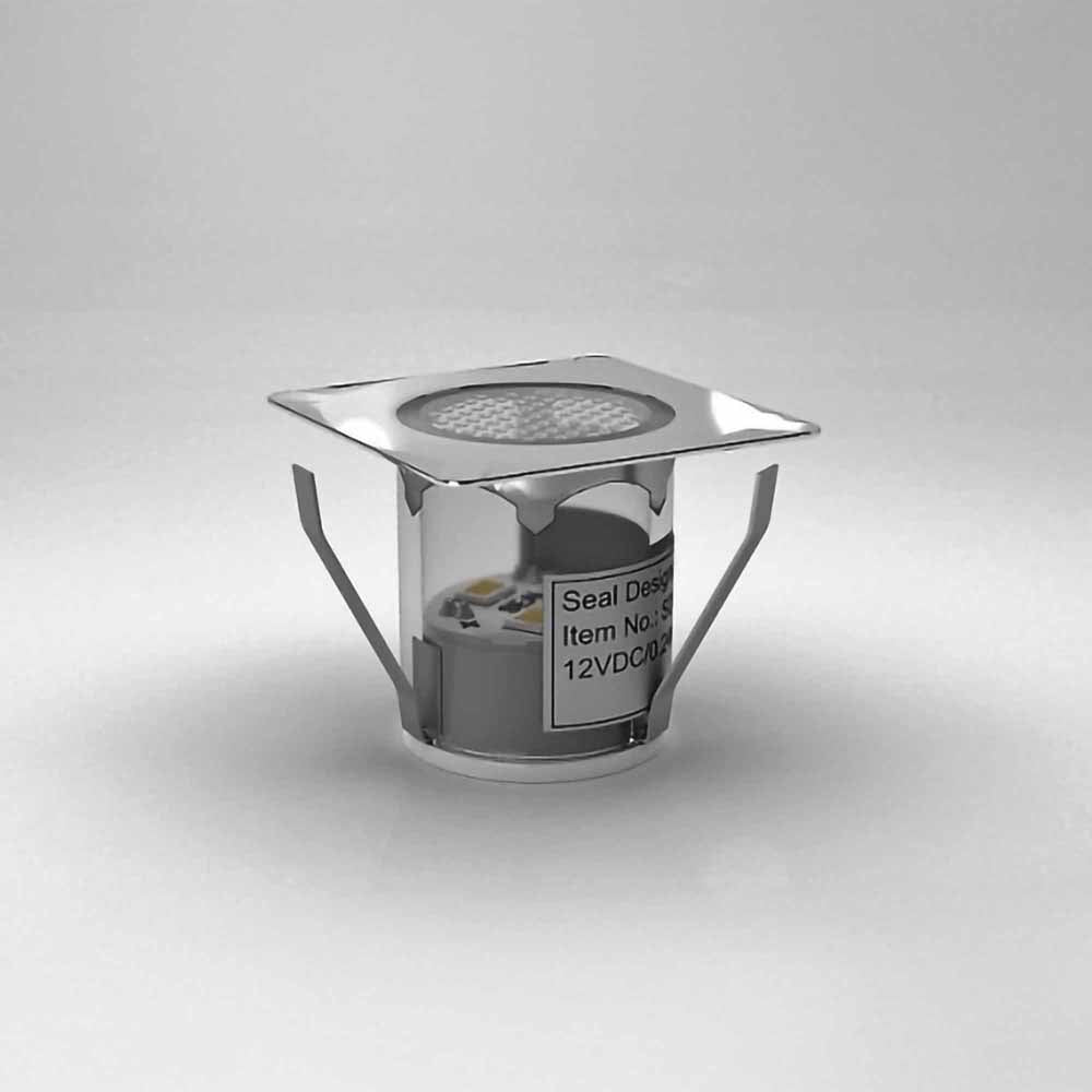 30mm LED Square Light - Single - Easy Change