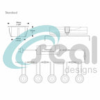 60mm Copper Lighting Kit - Blue