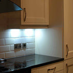 Round LED Kitchen Cabinet Lights - White