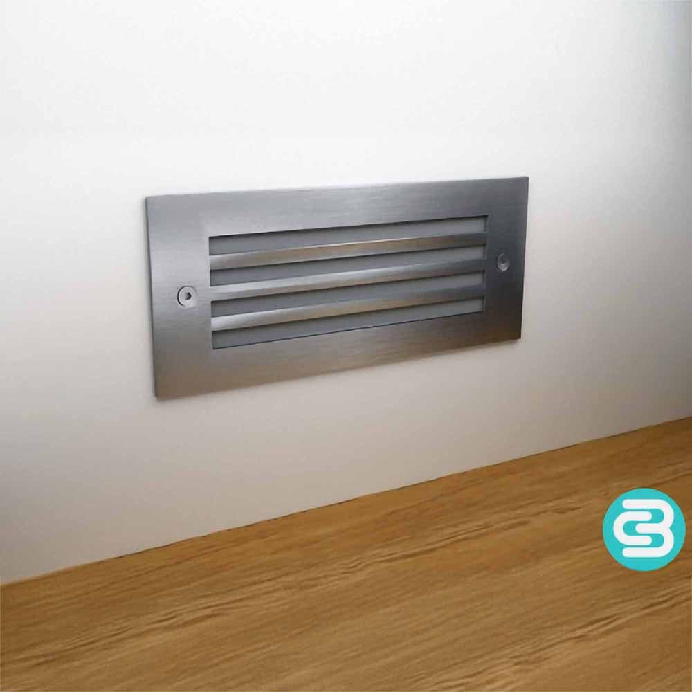 Slatted LED Wall Light – Blue