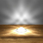 30mm Crystal Dome Decking Plinth Lights - White