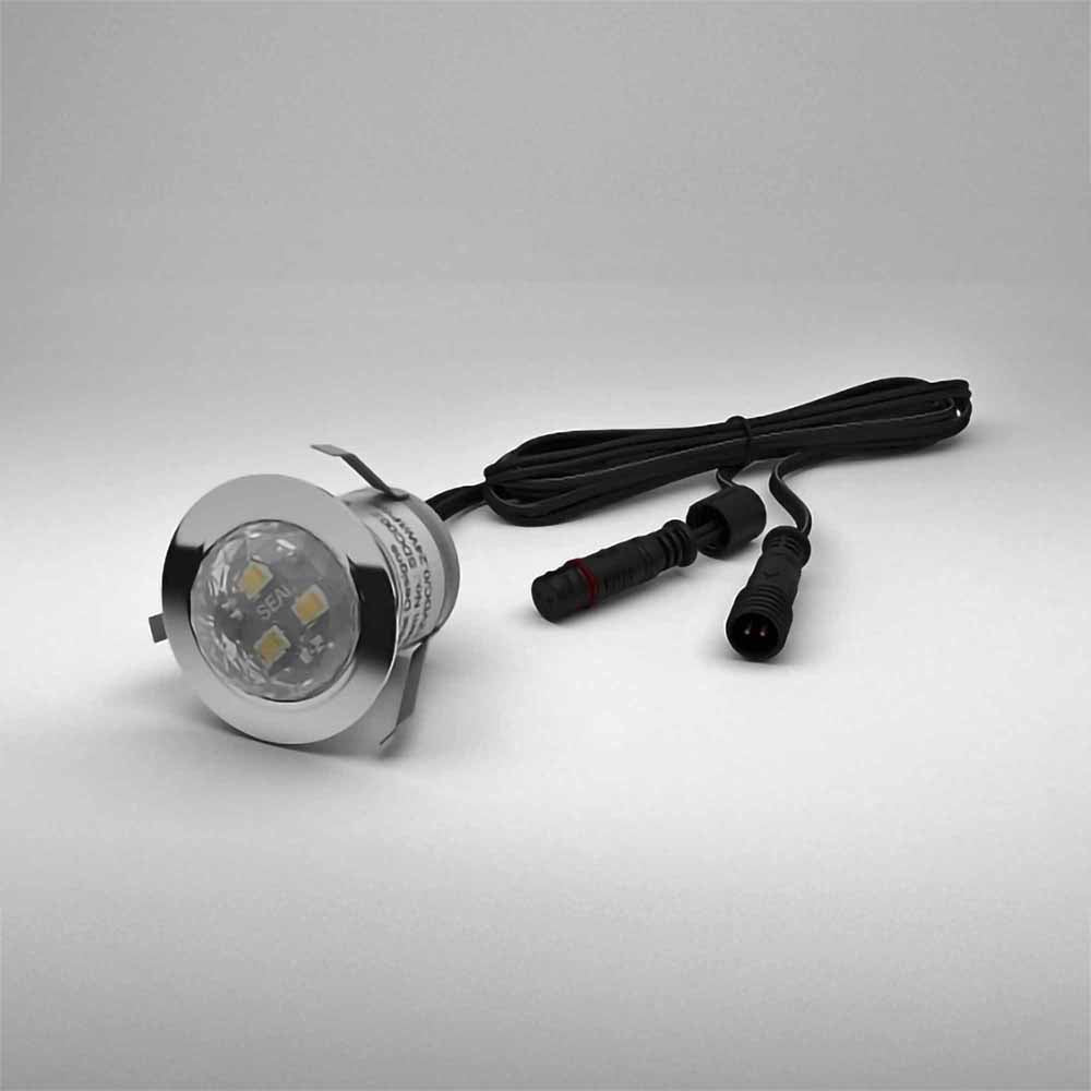 30mm Crystal Dome LED Light - Single