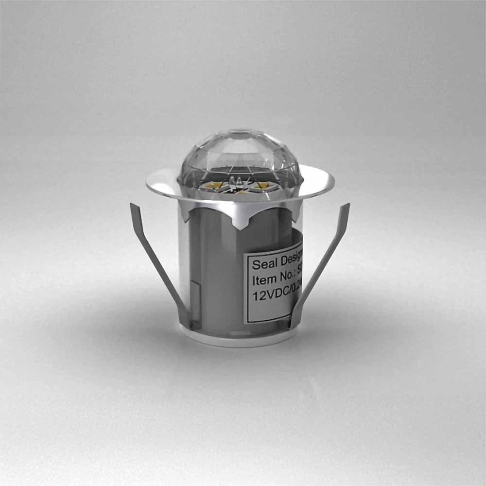 30mm Crystal Dome LED Light - Single