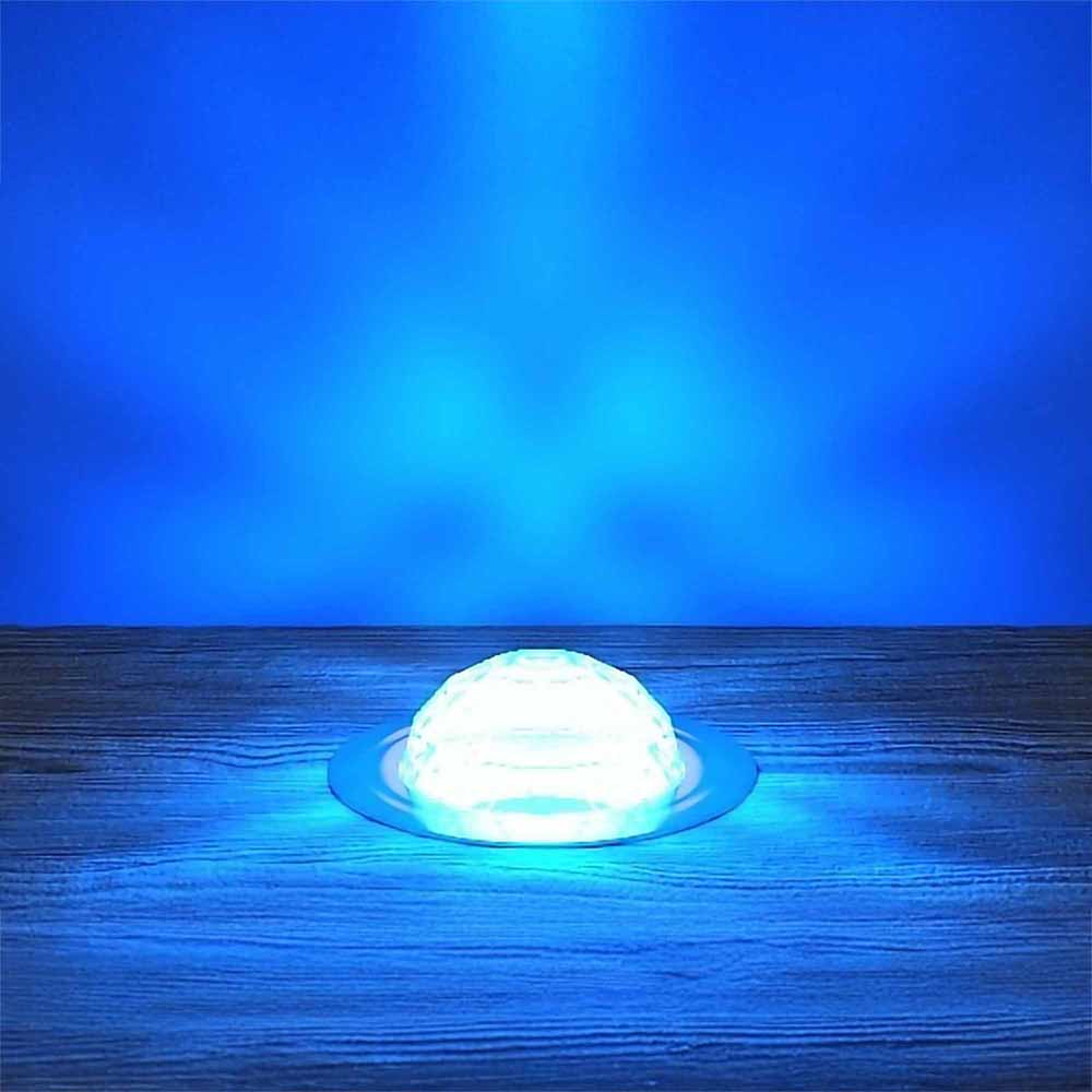 45mm Crystal Dome Decking Plinth Lights - Blue