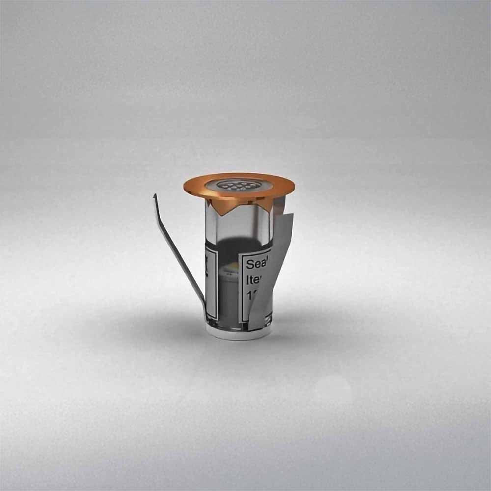 18mm LED Light - Single - Copper