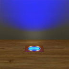 30mm Square Copper Lighting Kit - Blue