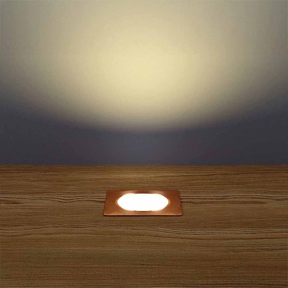 30mm Square Copper Lighting Kit - Warm White