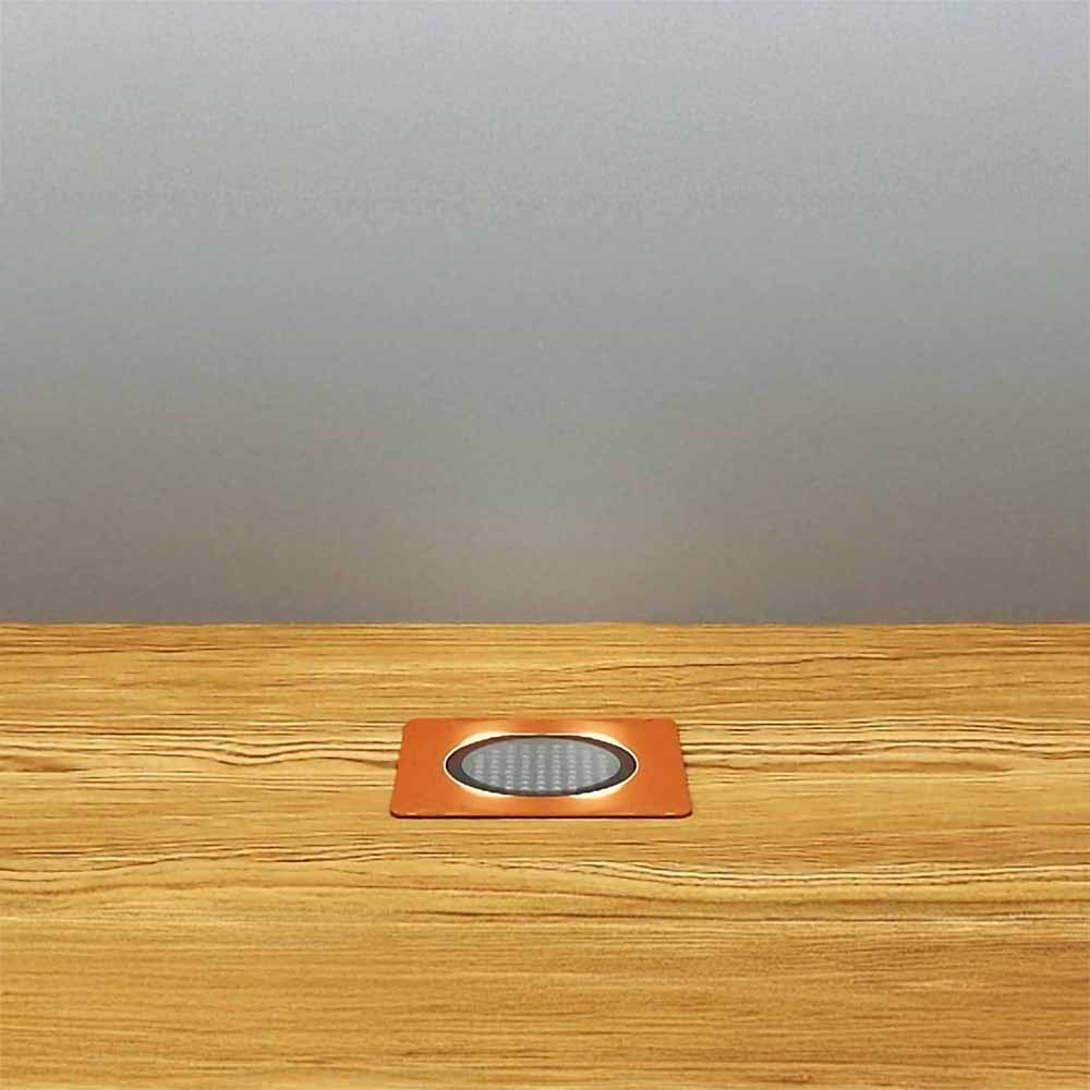 30mm Square Copper Lighting Kit - Blue