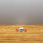 30mm Copper Crystal Dome Decking Plinth Lights - Warm White