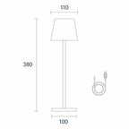 Rechargeable table lamp