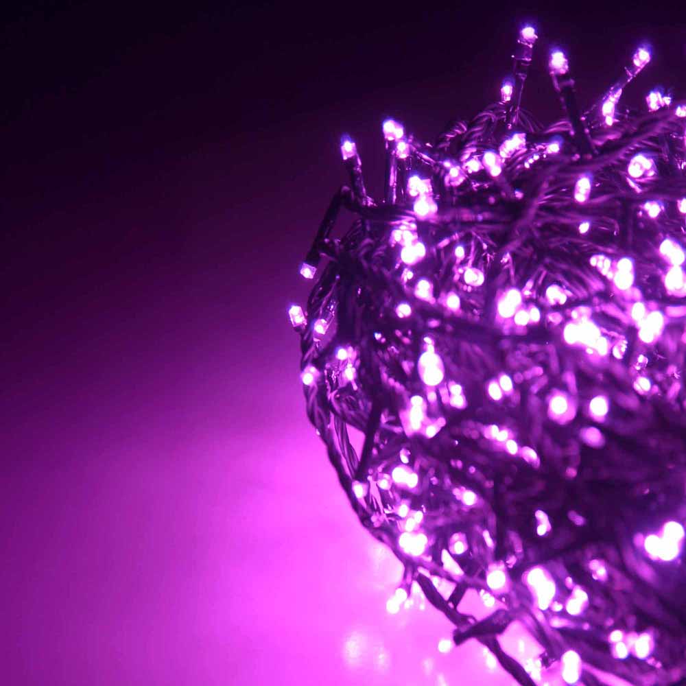 LED Christmas Lights - Pink