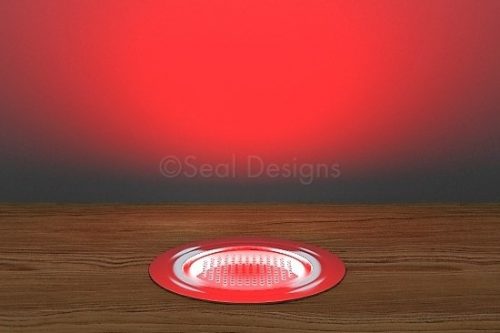 10 x 45mm Kit – Red Stainless Steel Round Bezel