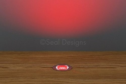 10 x 18mm Kit – Red Stainless Steel Round Bezel